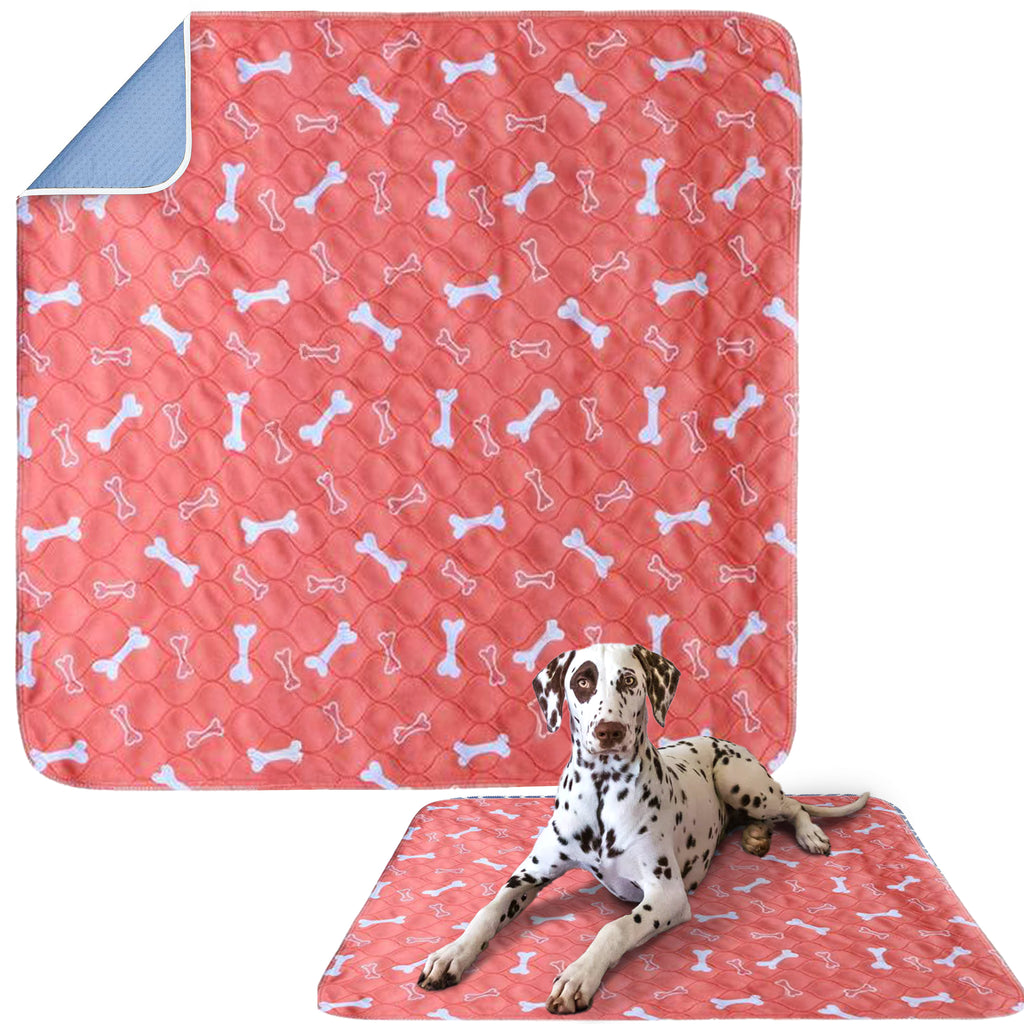 Orange Accident Proof Dog Mat | Premium Reusable Puppy Pads - Dry Paws