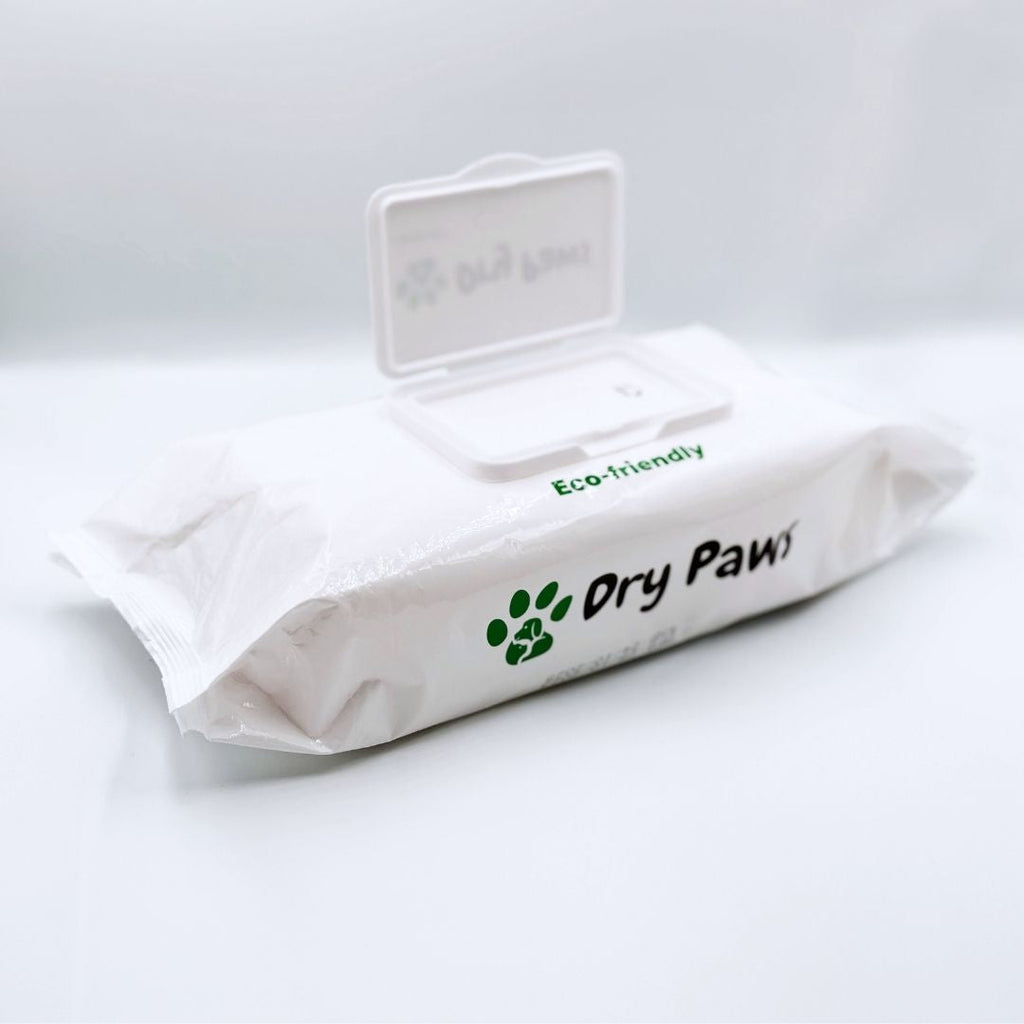 Compostable Pet Wet Wipes (Unscented) - 4 Pack - Dry Paws